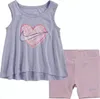 Nike Bici Tank & Space Dye Kinderset Weiß - 104-110 Produktbild-Vorschau 1