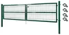 Gartentor Tor Gartenzaun Zaun 300x80 cm Doppelflügelig Produktbild-Vorschau 1
