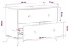 Maison Exclusive - Waschbeckenschrank BREDA Artisan-Eiche Produktbild-Vorschau 10
