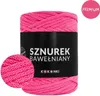 KOKONKI Premium Baumwollkordel 5 mm 100 m Rolle Fuchsia Produktbild-Vorschau 1