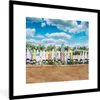 MuchoWow® Gerahmtes Poster Surfbretter in einer Reihe 40x40 Produktbild-Vorschau 1