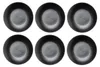 Assiette plate - Noir mat - Porcelaine Voir les images du produit 2