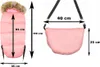 Winterschlafsack mit Fell für Schlitten für Kinderwagen, Produktbild-Vorschau 12