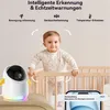 5" dětská chůvička s kamerou a aplikací Video chůvička WLAN Náhled obrázku produktu 6
