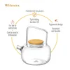 Wilmax Teekanne 1000 ml mit Federfilter Bambusdeckel Produktbild-Vorschau 4