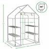 Mini fóliovník s policemi MIVA 143 x 73 x 195 cm Náhled obrázku produktu 11