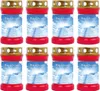 Grabkerze Rot 8er Pack, Brenndauer: 40 Stunden ( je Kerze Produktbild-Vorschau 1