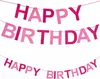 Oblique Unique Happy Birthday Girlande Banner Geburtstag Produktbild-Vorschau 1