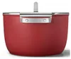 Smeg CKFC2611RDM Kochtopf Set Schwarz, Rot Aluminium, Produktbild-Vorschau 15