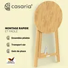 CASARIA® Mange Debout Table Haute - Table Cuisine Ronde Voir les images du produit 5