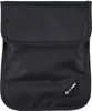 A black Pacsafe Coversafe X75 Brustbeutel is shown flat against a white background. Voir les images du produit