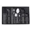 A set of cutlery in a black organizer tray. Náhled obrázku produktu