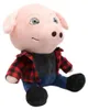 John Pork Kuscheltier Plüsch 21cm Schwein Plüschtier Puppe Produktbild-Vorschau 2