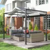 Outsunny Pergola Pavillon Terrassenüberdachung mit Produktbild-Vorschau 8