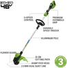 Greenworks 48V (2x24V) Akku-Rasentrimmer G24X2LT, 33cm Produktbild-Vorschau 2