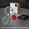 LANOLU Schlüsselanhänger Glücksbringer Kleeblatt Anhänger Produktbild-Vorschau 8