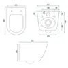 Wc Schüssel Randlos Rea Carlo Mini Tornado Flat Pro White Produktbild-Vorschau 7