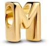 Pandora Charm Dámska písmeno M Abeceda 14 karátové Náhľad obrázku produktu 1