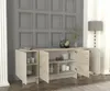 Sideboard Veyron mit 4 Türen in beiger Granit Optik und Produktbild-Vorschau 4