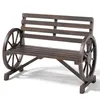 Banc de jardin BEALIFE 2 places 102 x 56 x 79 cm en bois Voir les images du produit 3