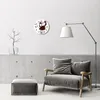 Glasuhr Wanduhr Küchenuhr Echt-Glas 30fi cm Kaffee  weiß Produktbild-Vorschau 4