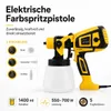 Farbsprühsystem Elektrisch Lackierpistole Farbsprühgerät Produktbild-Vorschau 2