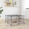 vidaXL Gabbia per animali domestici da 12 pezzi con porta Anteprima dell’immagine prodotto 7