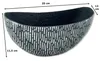 Metall Schale Schiff 25 x 11,5cm schwarz-weiß Blumenschale Produktbild-Vorschau 2