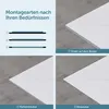 doporro Duschwanne Duschtasse 90x90x3cm aus Mineralguss in Produktbild-Vorschau 7