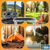 Vilde | Stolik campingowy z regulacją wysokości - 80x40 cm Podgląd zdjęcia produktu 7