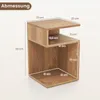 Drevený príručný stolík COSTWAY, 3-úrovňový rozkladací Náhľad obrázku produktu 3