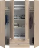 Armoire chambre VARIA -Reproduction chene - 4 portes Voir les images du produit 3