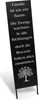 Metall Gartenschild Familie Spruchtafel 55 cm Garten Deko Produktbild-Vorschau 1
