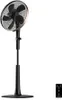A black and copper stand fan is shown against a white background. Podgląd zdjęcia produktu