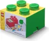 Scatola di immagazzinamento Lego Brick 4 verde Anteprima dell’immagine prodotto 13