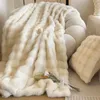 Kuscheldecke Kaninchen Plüsch Decke Kunstfell Warme Produktbild-Vorschau 1