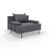 Gartenmöbel set Bahama Dunkelgrau 6 Personen Gartenlounge Produktbild-Vorschau 5