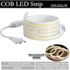 02 Meter, Neutralweiß 4000K COB LED Strip Streifen Set, Produktbild-Vorschau 2