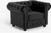 Poltrona da salotto in stile classico Chesterfield in Anteprima dell’immagine prodotto 3