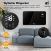 TRESKO Glaskonvektor Glasheizung 2000W APP WiFi schwarz | Produktbild-Vorschau 5