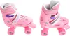 pattini a rotelle 2 in 1, rosa, per bambini, adulti, Anteprima dell’immagine prodotto 4