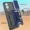 An exploded view of a phone case with its components labeled. Produktbild-Vorschau