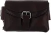 SPIKES & SPARROW Pelle marsupio Bronco Beltbag Dark Brown Anteprima dell’immagine prodotto 1