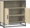 vidaXL Príborník Sonoma dub 68x35x76 cm materiál na báze Náhľad obrázku produktu 7