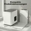 Výrobník ledu HOMCOM, 12 kg za 24 hodin, 9 kostek ledu za 7 Náhled obrázku produktu 8