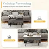 GOPLUS Couchtisch höhenverstellbar, Kaffeetisch mit Produktbild-Vorschau 3