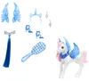 Barbie Saphire Puppe mit Einhorn (mit blauen Haaren und Produktbild-Vorschau 3