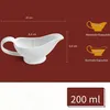Sauciere 200ml Soßenkanne Porzellan Weiß Behälter mit Produktbild-Vorschau 4