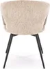 Gepolsterter Drehstuhl K550 in Beige mit Stoffbezug und Produktbild-Vorschau 4