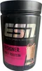 A black plastic container of ESN Designer Whey Protein powder with a pink label. Produktbild-Vorschau